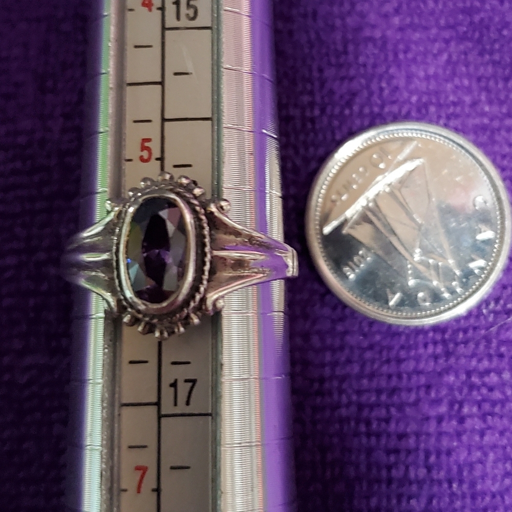 Sterling silver ring - Picture 2 of 7